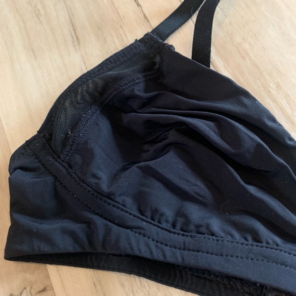 Madewell Black Mesh Bralette - Size XS - Picture 5 of 5